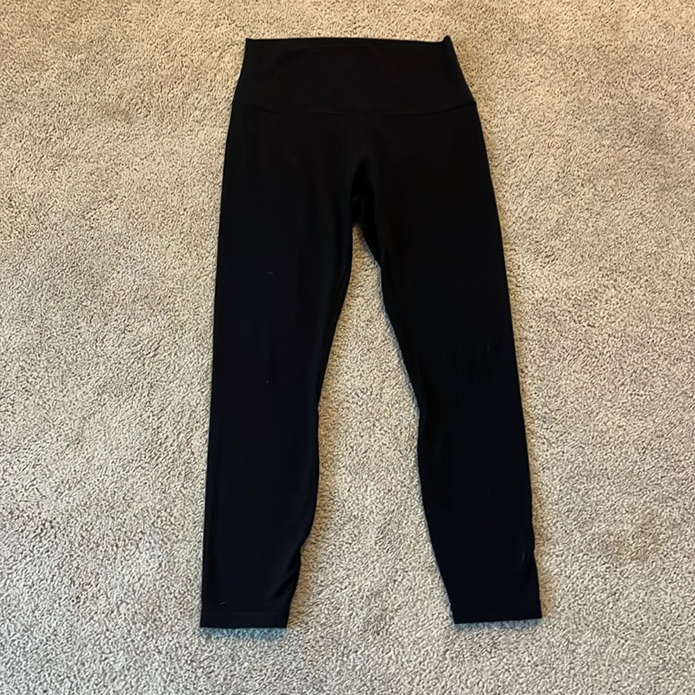 Black lululemon leggings size 8